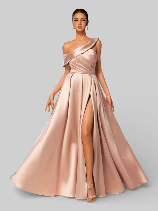 Vestido de Festa Zibeline Luxo Assimétrico
