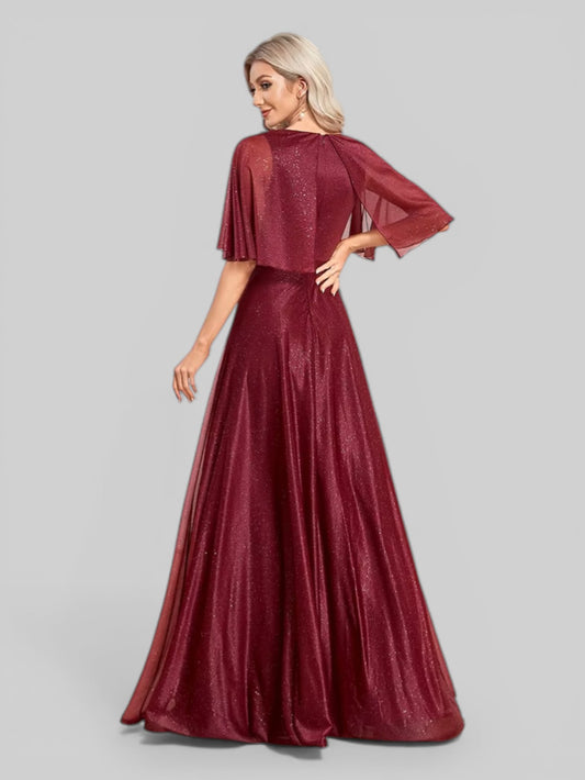 Vestido de Festa Longo Brilhante Faro - Aurea Dress