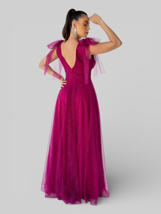 Vestido Plus Size com Brilho Paloma - Aurea Dress