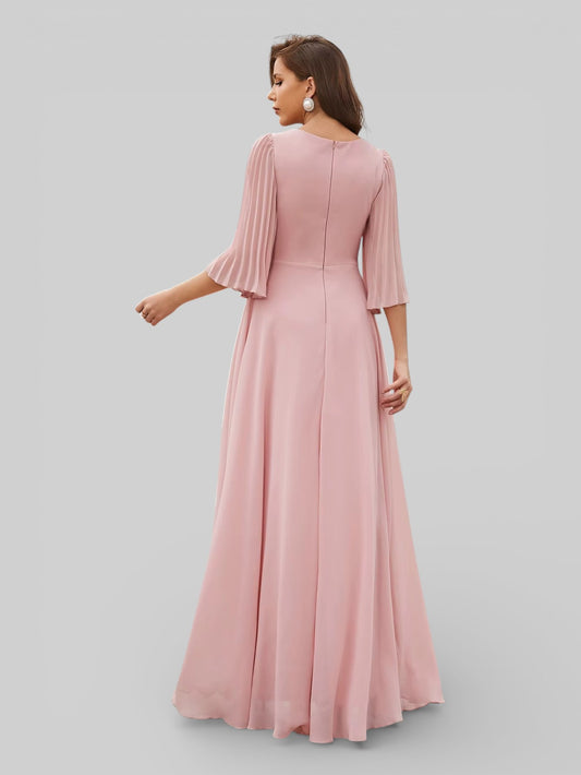 Vestido de Festa Longo Madrinhas Flare - Aurea Dress