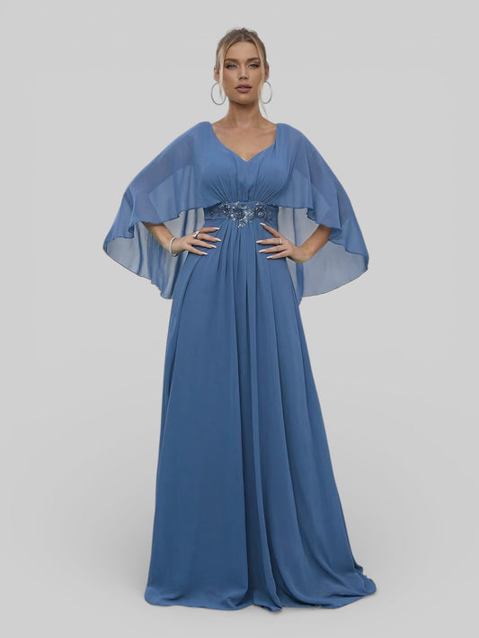 Vestido de Festa Longo Bordado Alban - Aurea Dress