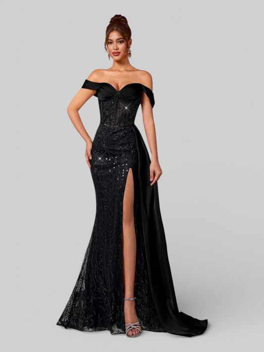Vestido de Festa Longo Ombro a Ombro Aurélia - Aurea Dress