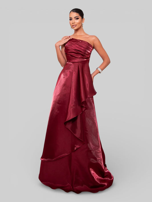 Vestido de Festa Nula Manga Zibeline Glow Dandara - Aurea Dress