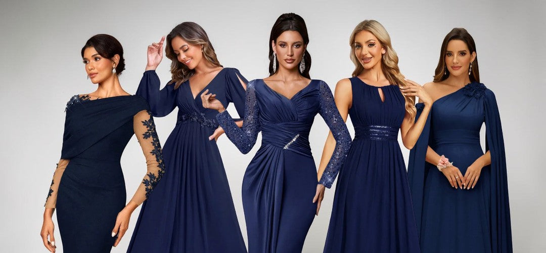 Como Escolher Vestido Azul Marinho para Madrinhas e Convidadas