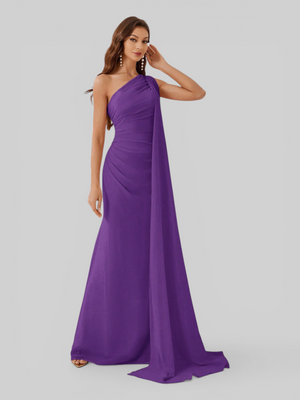 Vestido de Festa Longo com Capa Isis