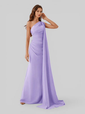 Vestido de Festa Longo com Capa Isis