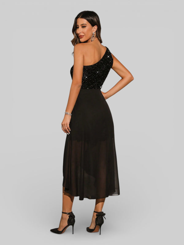 Vestido de Festa Curto Lantejoulas Belle - Aurea Dress