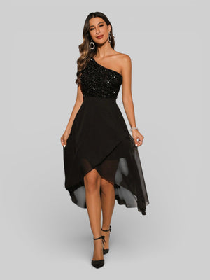 Vestido de Festa Curto Lantejoulas Belle - Aurea Dress