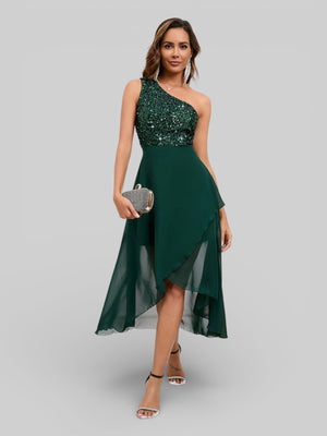 Vestido de Festa Curto Lantejoulas Belle - Aurea Dress