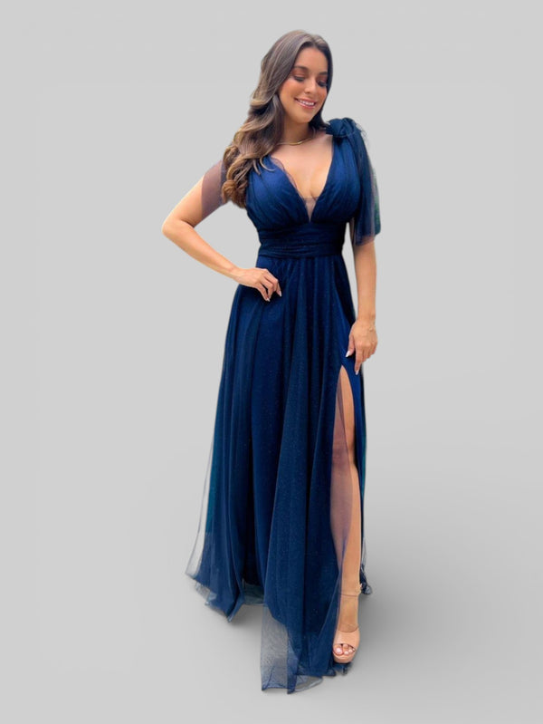 Vestido Plus Size com Brilho Paloma - Aurea Dress