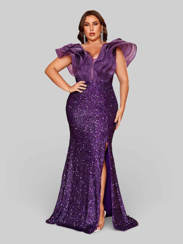 Vestido de Festa com Babados Sidney