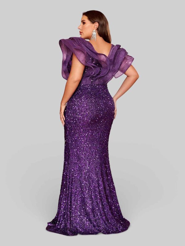 Vestido de Festa com Babados Sidney