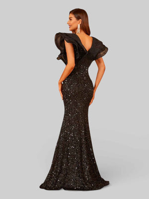 Vestido de Festa com Babados Sidney