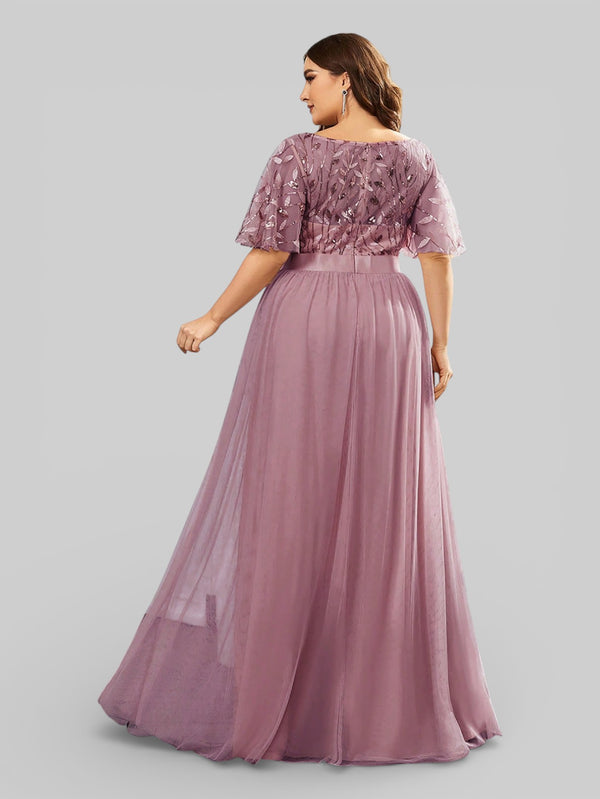 Vestido de Festa Longo Plus Size Village - Aurea Dress