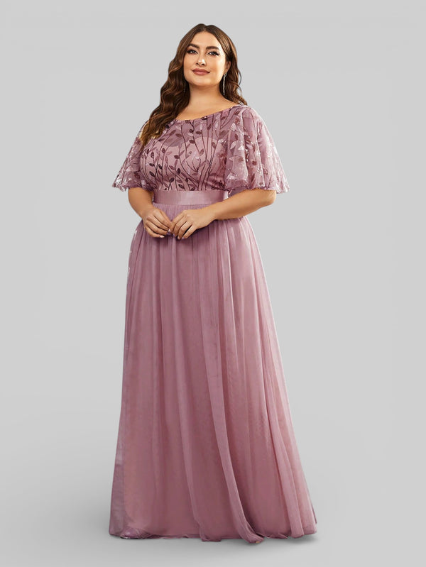 Vestido de Festa Longo Plus Size Village - Aurea Dress
