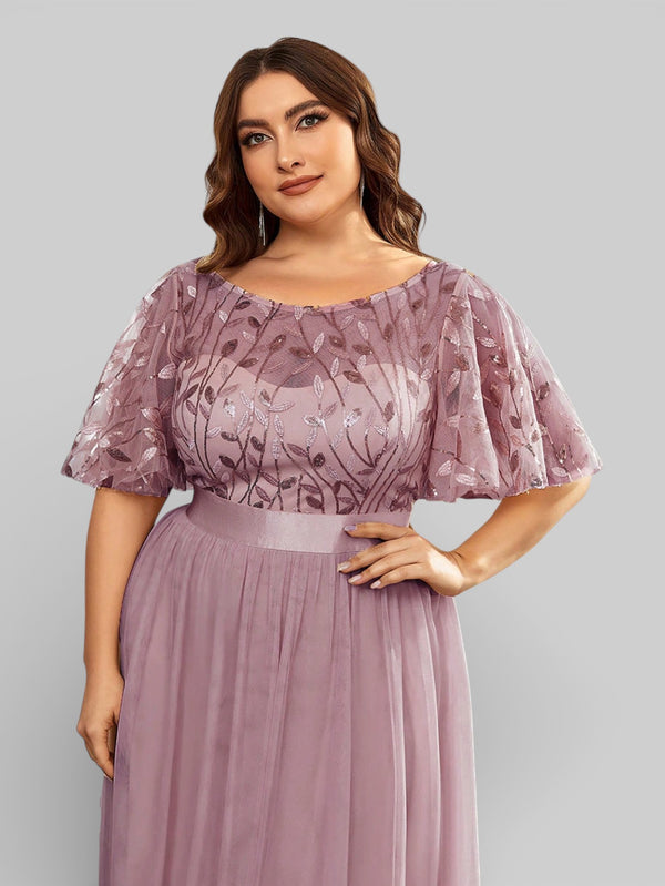 Vestido de Festa Longo Plus Size Village - Aurea Dress