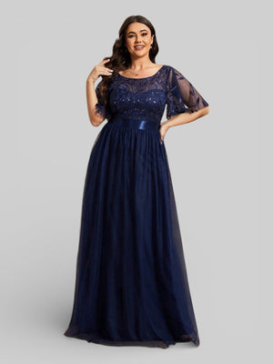 Vestido de Festa Longo Plus Size Village - Aurea Dress