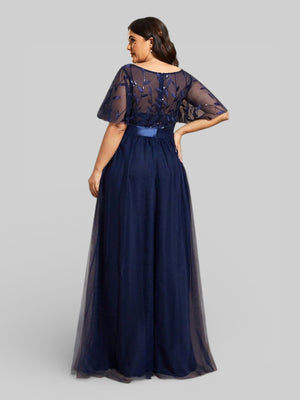 Vestido de Festa Longo Plus Size Village - Aurea Dress