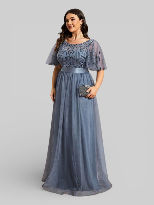Vestido de Festa Longo Plus Size Village - Aurea Dress