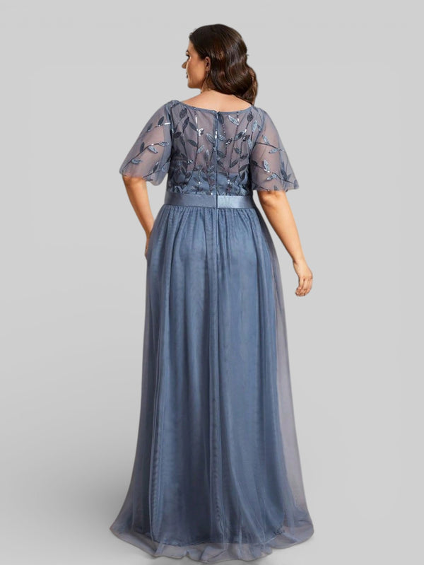 Vestido de Festa Longo Plus Size Village - Aurea Dress