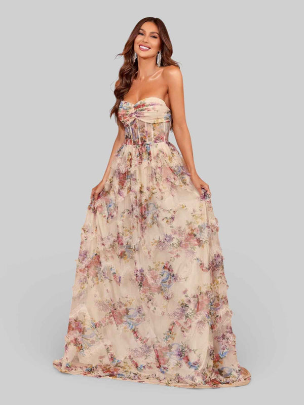 Vestido de Festa Estampado Aurea Dress