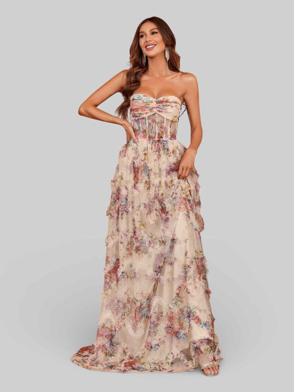 Vestido de Festa Estampado Aurea Dress