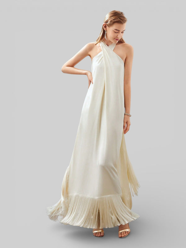 Vestido de Festa com Franjas Aurea - Aurea Dress