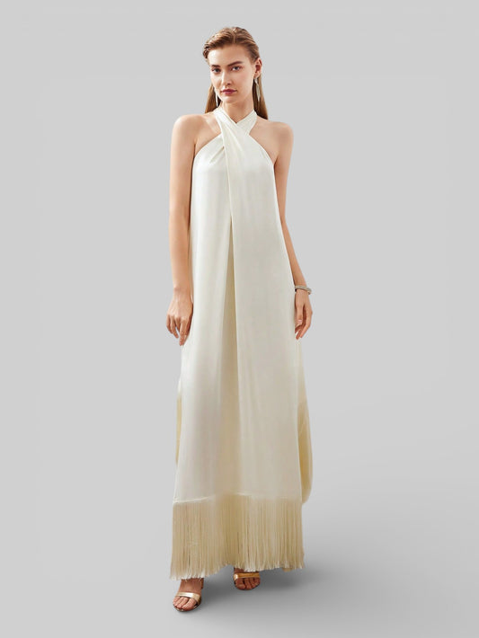 Vestido de Festa com Franjas Aurea - Aurea Dress