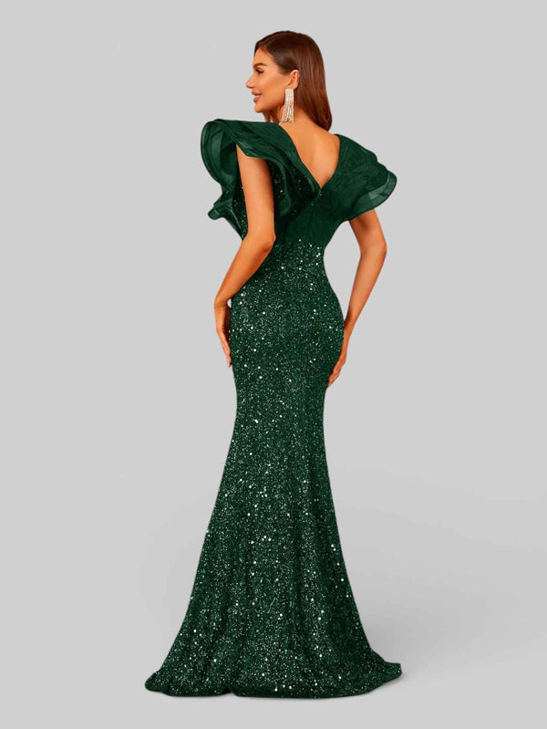 Vestido de Festa com Babados Sidney