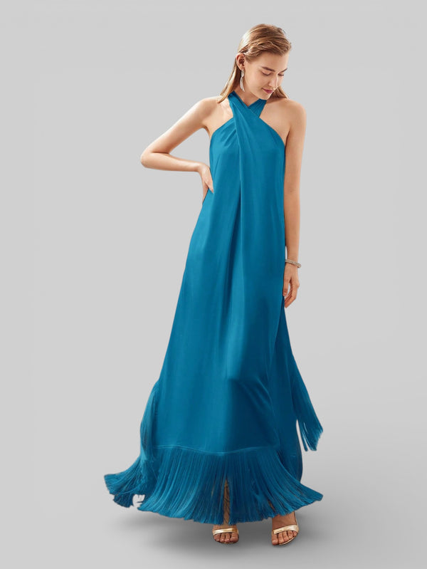 Vestido de Festa com Franjas Aurea - Aurea Dress