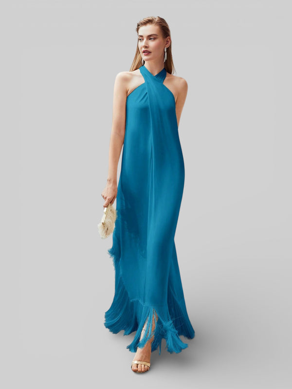 Vestido de Festa com Franjas Aurea - Aurea Dress