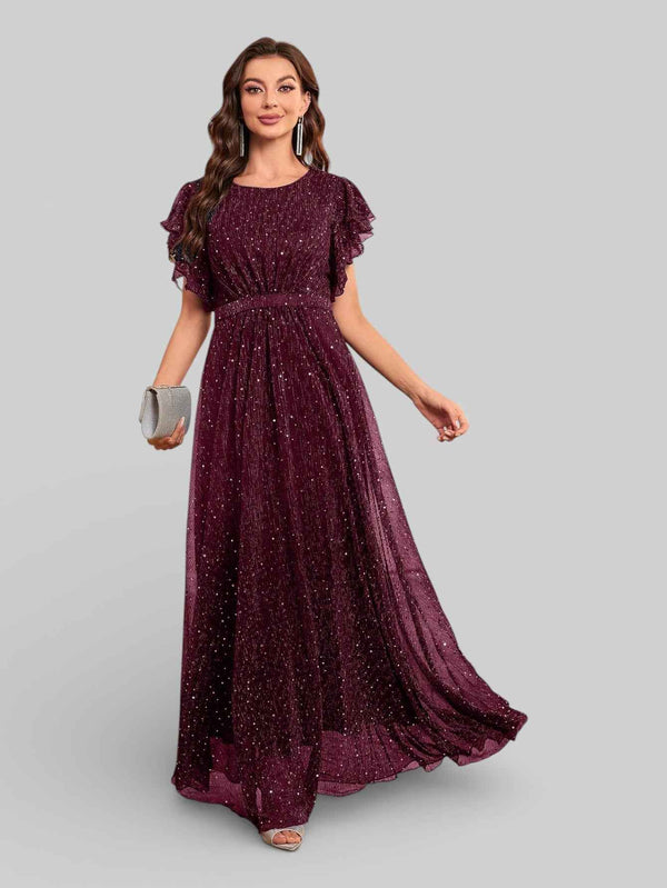 Vestido de Festa com Apliques Noruega
