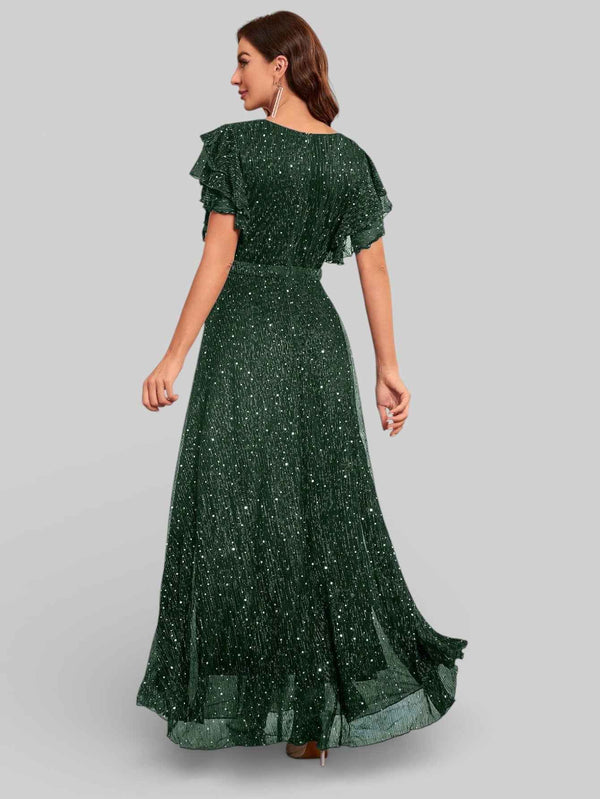 Vestido de Festa com Apliques Noruega