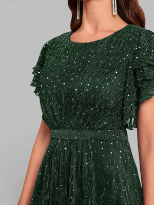 Vestido de Festa com Apliques Noruega