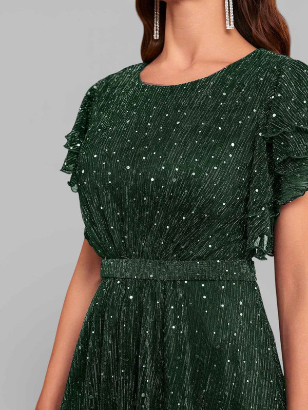 Vestido de Festa com Apliques Noruega