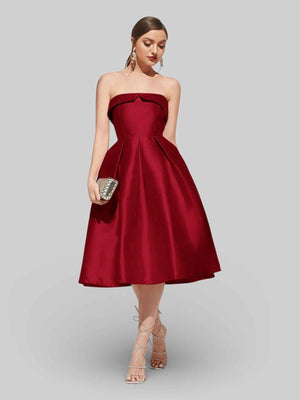 Vestido de Festa Curto Tomara que Caia Zibeline