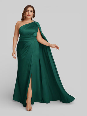 Vestido de Festa Plus Size com Capa Barcellos - Aurea Dress