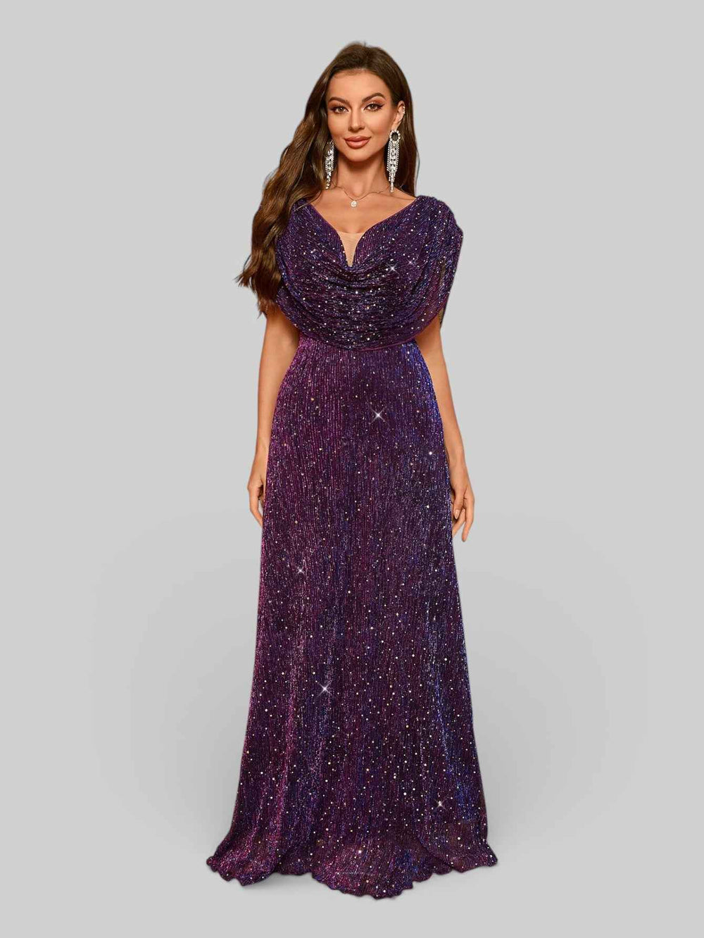 Vestido de Festa com Brilho Angra