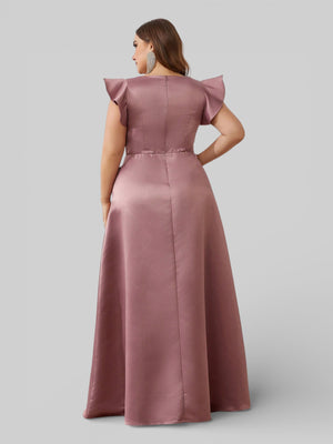 Vestido de Festa Luxo com Bolso Zibeline Marriott - Aurea Dress