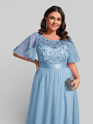 Vestido de Festa Longo Plus Size Village - Aurea Dress