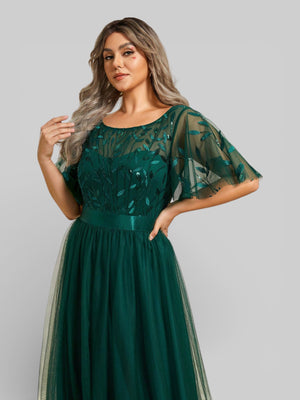 Vestido de Festa Longo Plus Size Village - Aurea Dress