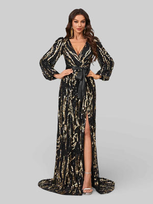 Vestido de Festa Plus Size com Laço Campbell