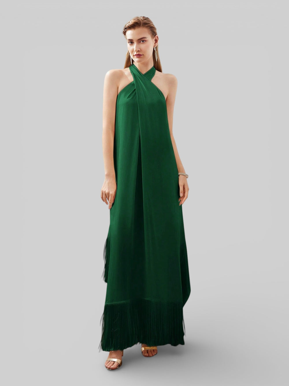 Vestido de Festa com Franjas Aurea - Aurea Dress