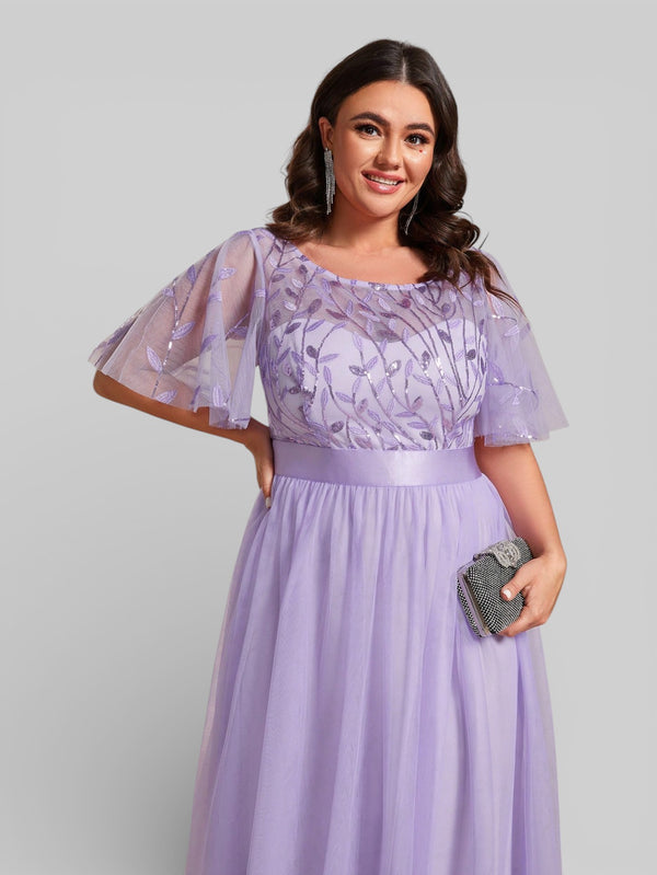 Vestido de Festa Longo Plus Size Village - Aurea Dress