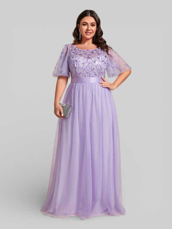 Vestido de Festa Longo Plus Size Village - Aurea Dress