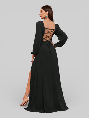 Vestido de Festa Manga Longa Colors - Aurea Dress