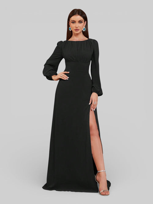 Vestido de Festa Manga Longa Colors - Aurea Dress