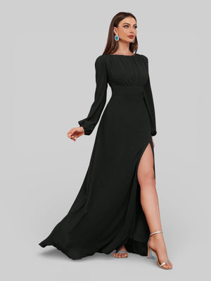 Vestido de Festa Manga Longa Colors - Aurea Dress