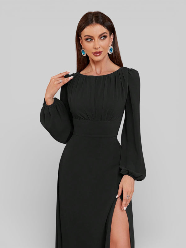 Vestido de Festa Manga Longa Colors - Aurea Dress