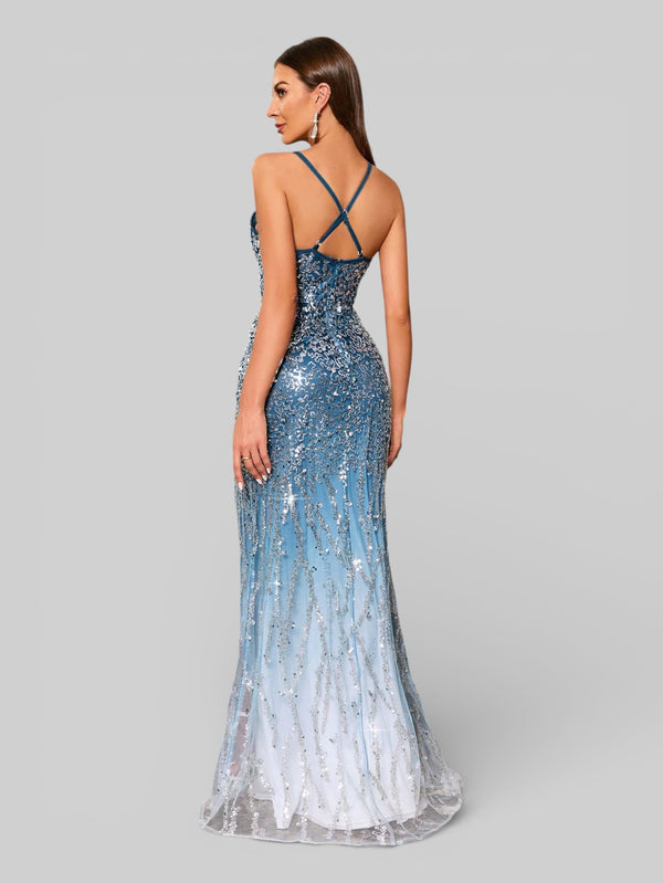 Vestido de Festa Lantejoulas Sofia - Aurea Dress